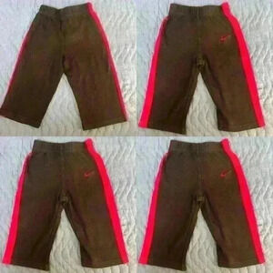 Nike black and red wide leg sweatpants baby boy.